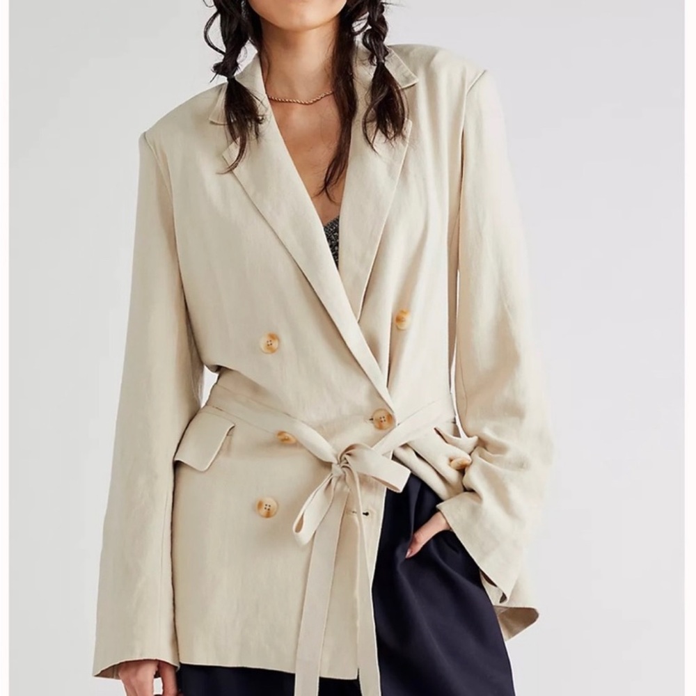 Free People Olivia Oversized Blazer XL (NWT)